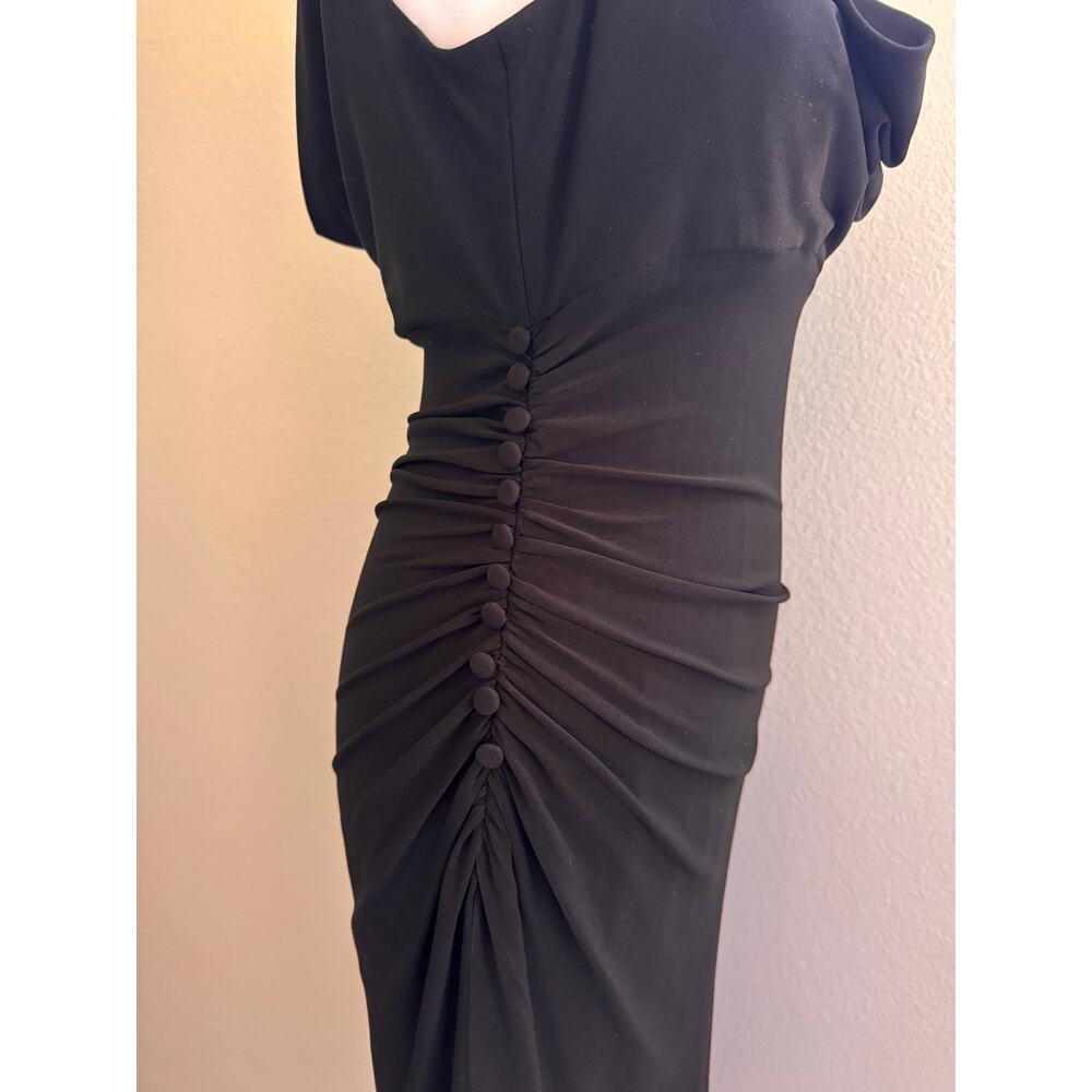 White House Black Market Sleeveless Cocktail Midi Dress Size 4 - Picture 4 of 10